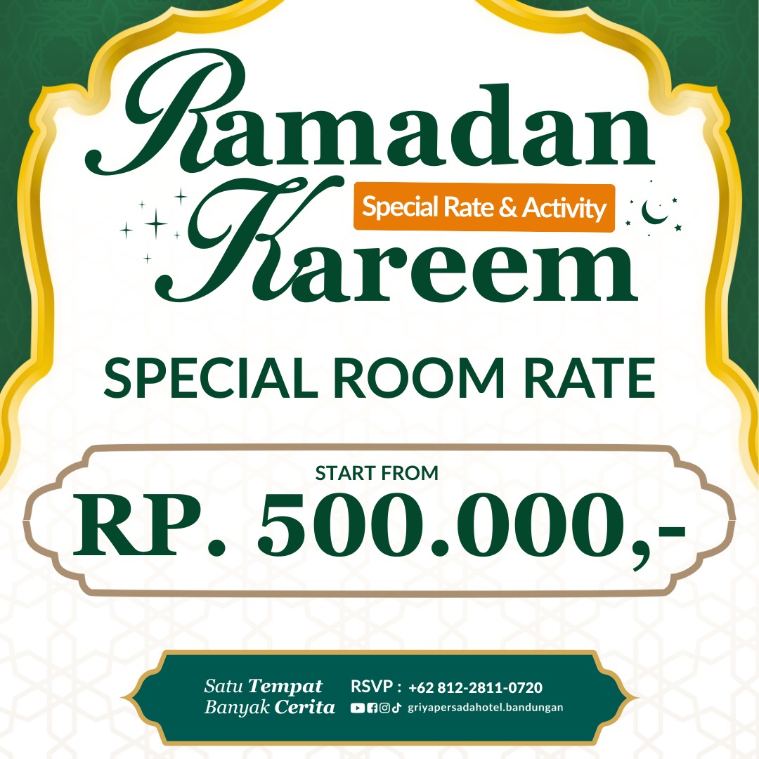 Special Rate / diskon 50%